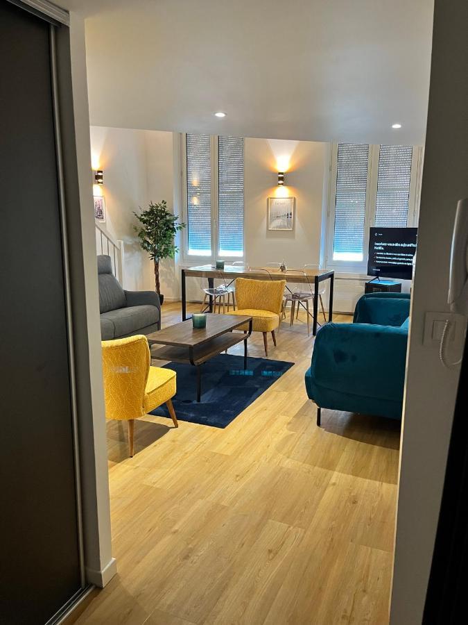 Aux Clefs Des Sacres - Dans Un Hotel Particulier Situe Rue Du Marc - Reims - Hyper Centre Forum Mairie Boulingrin Luaran gambar
